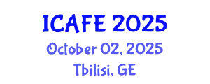 International Conference on Agricultural and Food Engineering (ICAFE) October 02, 2025 - Tbilisi, Georgia