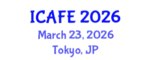 International Conference on Agricultural and Food Engineering (ICAFE) March 23, 2026 - Tokyo, Japan