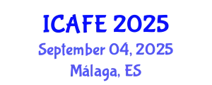 International Conference on Agricultural and Food Engineering (ICAFE) September 04, 2025 - Málaga, Spain