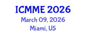 International Conference on Mechatronics and Manufacturing Engineering (ICMME) March 09, 2026 - Miami, United States