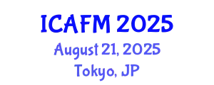 International Conference on Advances in Fluid Mechanics (ICAFM) August 21, 2025 - Tokyo, Japan
