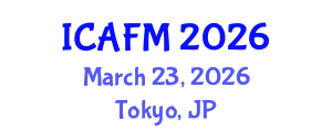 International Conference on Advances in Fluid Mechanics (ICAFM) March 23, 2026 - Tokyo, Japan