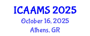 International Conference on Autonomous Agents and Multiagent Systems (ICAAMS) October 16, 2025 - Athens, Greece