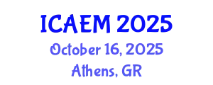 International Conference on Applied and Engineering Mathematics (ICAEM) October 16, 2025 - Athens, Greece