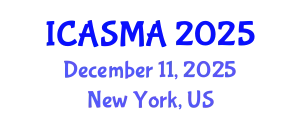 International Conference on Applied Simulation, Modelling and Analysis (ICASMA) December 11, 2025 - New York, United States