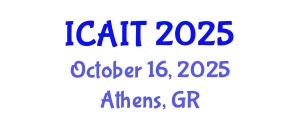 International Conference on Artificial Intelligence and Technology (ICAIT) October 16, 2025 - Athens, Greece