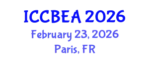 International Conference on Chemical, Biomolecular Engineering and Applications (ICCBEA) February 23, 2026 - Paris, France