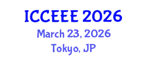 International Conference on Chemical, Ecological and Environmental Engineering (ICCEEE) March 23, 2026 - Tokyo, Japan