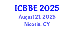 International Conference on Biochemical and Biomedical Engineering (ICBBE) August 21, 2025 - Nicosia, Cyprus