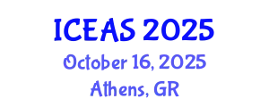 International Conference on English and American Studies (ICEAS) October 16, 2025 - Athens, Greece