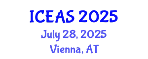 International Conference on English and American Studies (ICEAS) July 28, 2025 - Vienna, Austria