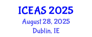 International Conference on English and American Studies (ICEAS) August 28, 2025 - Dublin, Ireland