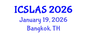 International Conference on Spanish and Latin American Studies (ICSLAS) January 19, 2026 - Bangkok, Thailand