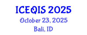 International Conference on Engineering and Quantum Information Sciences (ICEQIS) October 23, 2025 - Bali, Indonesia
