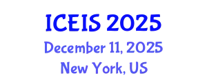 International Conference on Education and Information Sciences (ICEIS) December 11, 2025 - New York, United States