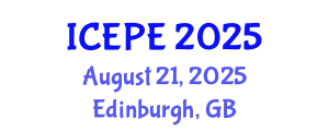 International Conference on Electrical and Power Engineering (ICEPE) August 21, 2025 - Edinburgh, United Kingdom