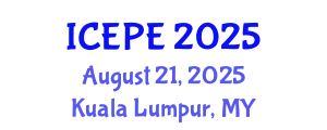 International Conference on Electrical and Power Engineering (ICEPE) August 21, 2025 - Kuala Lumpur, Malaysia