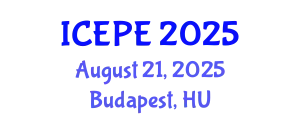 International Conference on Electrical and Power Engineering (ICEPE) August 21, 2025 - Budapest, Hungary
