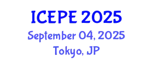 International Conference on Electrical and Power Engineering (ICEPE) September 04, 2025 - Tokyo, Japan