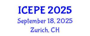 International Conference on Electrical and Power Engineering (ICEPE) September 18, 2025 - Zurich, Switzerland