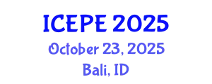International Conference on Electrical and Power Engineering (ICEPE) October 23, 2025 - Bali, Indonesia