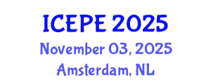 International Conference on Electrical and Power Engineering (ICEPE) November 03, 2025 - Amsterdam, Netherlands