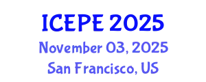International Conference on Electrical and Power Engineering (ICEPE) November 03, 2025 - San Francisco, United States