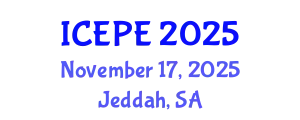 International Conference on Electrical and Power Engineering (ICEPE) November 17, 2025 - Jeddah, Saudi Arabia