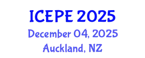 International Conference on Electrical and Power Engineering (ICEPE) December 04, 2025 - Auckland, New Zealand