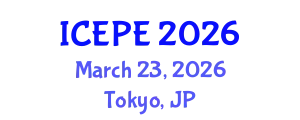 International Conference on Electrical and Power Engineering (ICEPE) March 23, 2026 - Tokyo, Japan