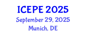 International Conference on Electrical and Power Engineering (ICEPE) September 29, 2025 - Munich, Germany