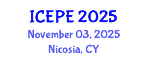 International Conference on Electrical and Power Engineering (ICEPE) November 03, 2025 - Nicosia, Cyprus