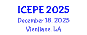 International Conference on Electrical and Power Engineering (ICEPE) December 18, 2025 - Vientiane, Laos