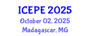 International Conference on Electrical and Power Engineering (ICEPE) October 02, 2025 - Madagascar, Madagascar
