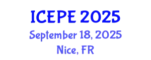 International Conference on Electrical and Power Engineering (ICEPE) September 18, 2025 - Nice, France