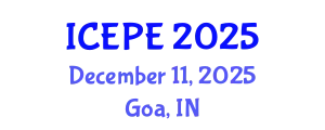 International Conference on Electrical and Power Engineering (ICEPE) December 11, 2025 - Goa, India