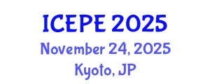 International Conference on Electrical and Power Engineering (ICEPE) November 24, 2025 - Kyoto, Japan
