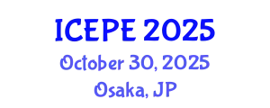 International Conference on Electrical and Power Engineering (ICEPE) October 30, 2025 - Osaka, Japan