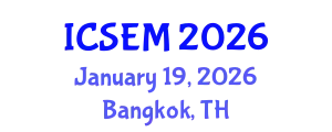International Conference on Sport and Exercise Medicine (ICSEM) January 19, 2026 - Bangkok, Thailand