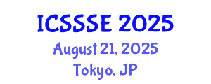 International Conference on Sport Science and Sports Engineering (ICSSSE) August 21, 2025 - Tokyo, Japan
