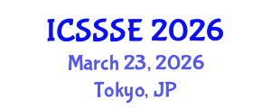 International Conference on Sport Science and Sports Engineering (ICSSSE) March 23, 2026 - Tokyo, Japan