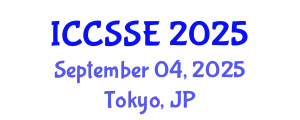 International Conference on Computer Science and Software Engineering (ICCSSE) September 04, 2025 - Tokyo, Japan