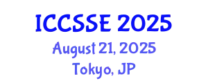 International Conference on Computer Science and Software Engineering (ICCSSE) August 21, 2025 - Tokyo, Japan