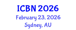 International Conference on Biotechnology and Nanotechnology (ICBN) February 23, 2026 - Sydney, Australia