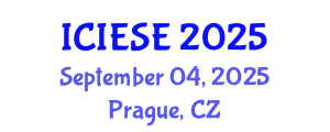 International Conference on Industrial Electronics and Systems Engineering (ICIESE) September 04, 2025 - Prague, Czechia