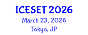 International Conference on Energy Systems Engineering and Technology (ICESET) March 23, 2026 - Tokyo, Japan