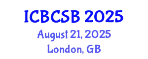 International Conference on Bioinformatics, Computational and Systems Biology (ICBCSB) August 21, 2025 - London, United Kingdom