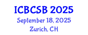 International Conference on Bioinformatics, Computational and Systems Biology (ICBCSB) September 18, 2025 - Zurich, Switzerland