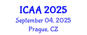 International Conference on Aeronautics and Astronautics (ICAA) September 04, 2025 - Prague, Czechia