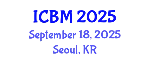 International Conference on Biomechanics (ICBM) September 18, 2025 - Seoul, Republic of Korea